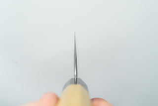 Sakai Kikumori Kikuzuki Kuro Nakiri 180mm - Thecooksedge
