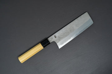 Sakai Kikumori Kikuzuki RIN Nakiri 180mm - Thecooksedge