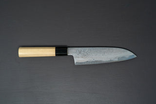 Sakai Kikumori Kikuzuki Uzu Santoku 180mm - Thecooksedge