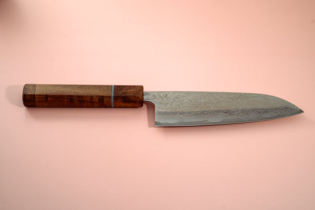 Sakai Kikumori Nami Santoku 165mm - Thecooksedge
