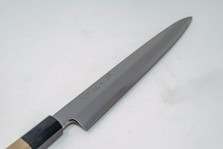 Sakai Kikumori VG10 Damascus Yanagiba 270mm w/ Magnolia handle - Thecooksedge