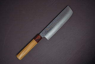 Sakai Takayuki 33 Layer Damascus Wa Nakiri 160mm - Thecooksedge