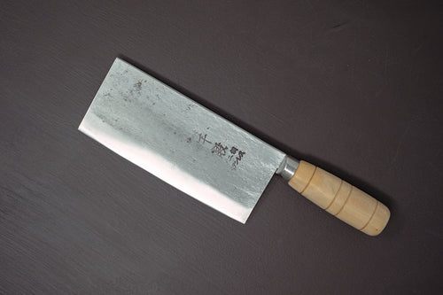 Sentan White2 Migaki Stainless Clad Chinese Cleaver 170mm - Thecooksedge