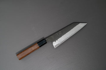 Hatsukokoro Shinkiro AS Kurouchi Damascus Bunka 165mm - Thecooksedge