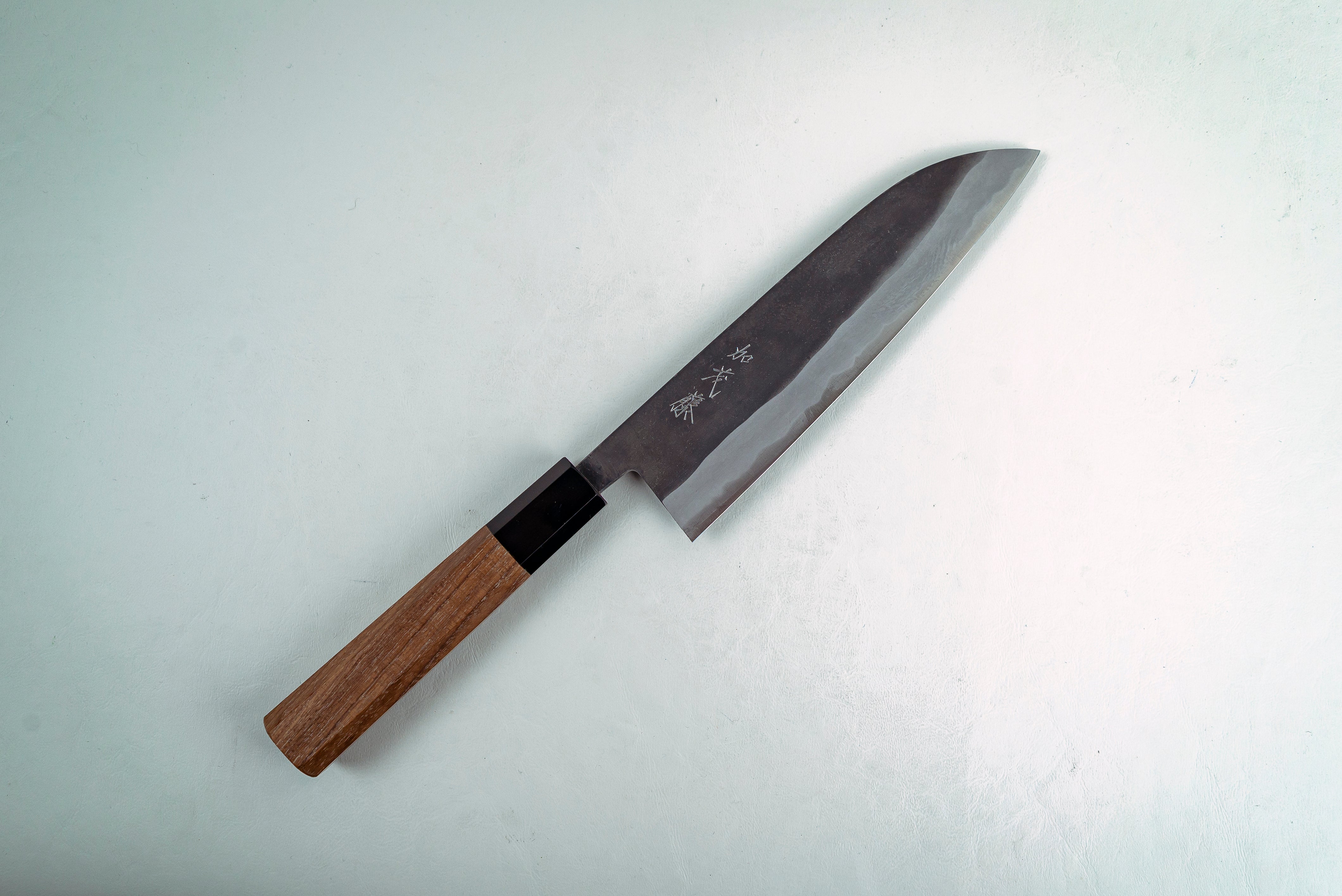 Shiro Kamo AS Kurouchi Santoku 180mm - Thecooksedge