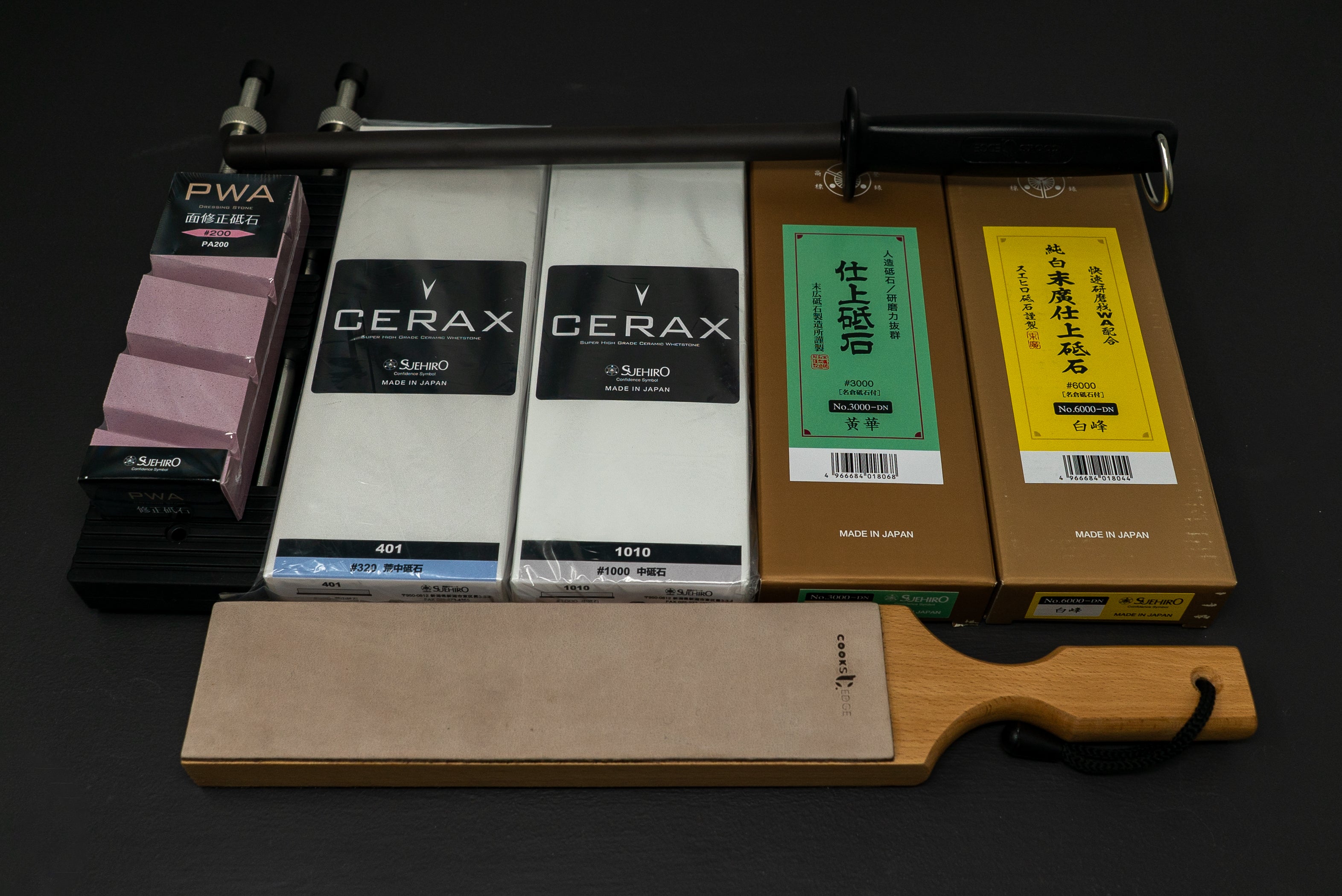 Suehiro Intermediate Sharpening Kit - Thecooksedge