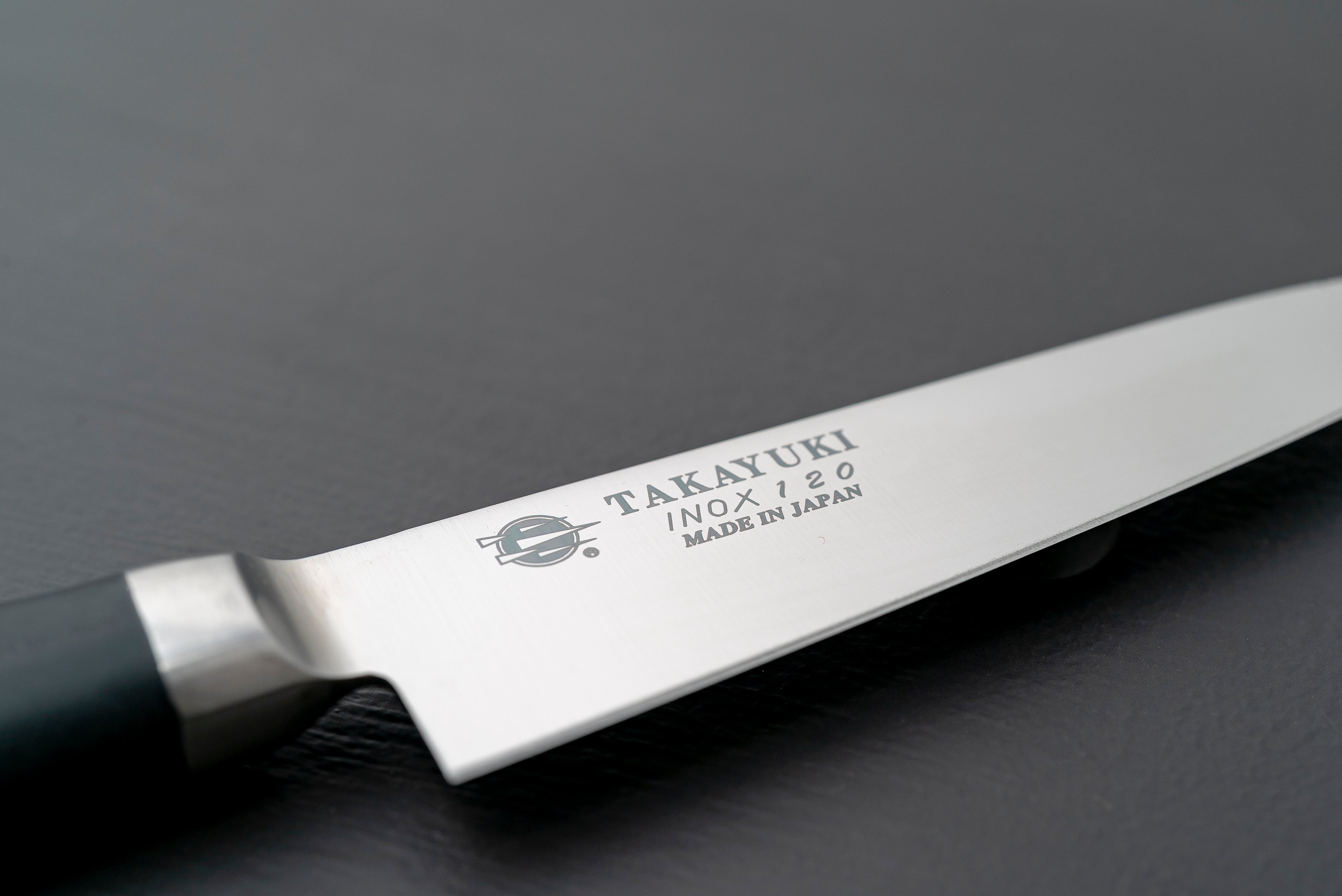 Sakai Takayuki INOX Petty 120mm w/ Western Poly Handle - Thecooksedge