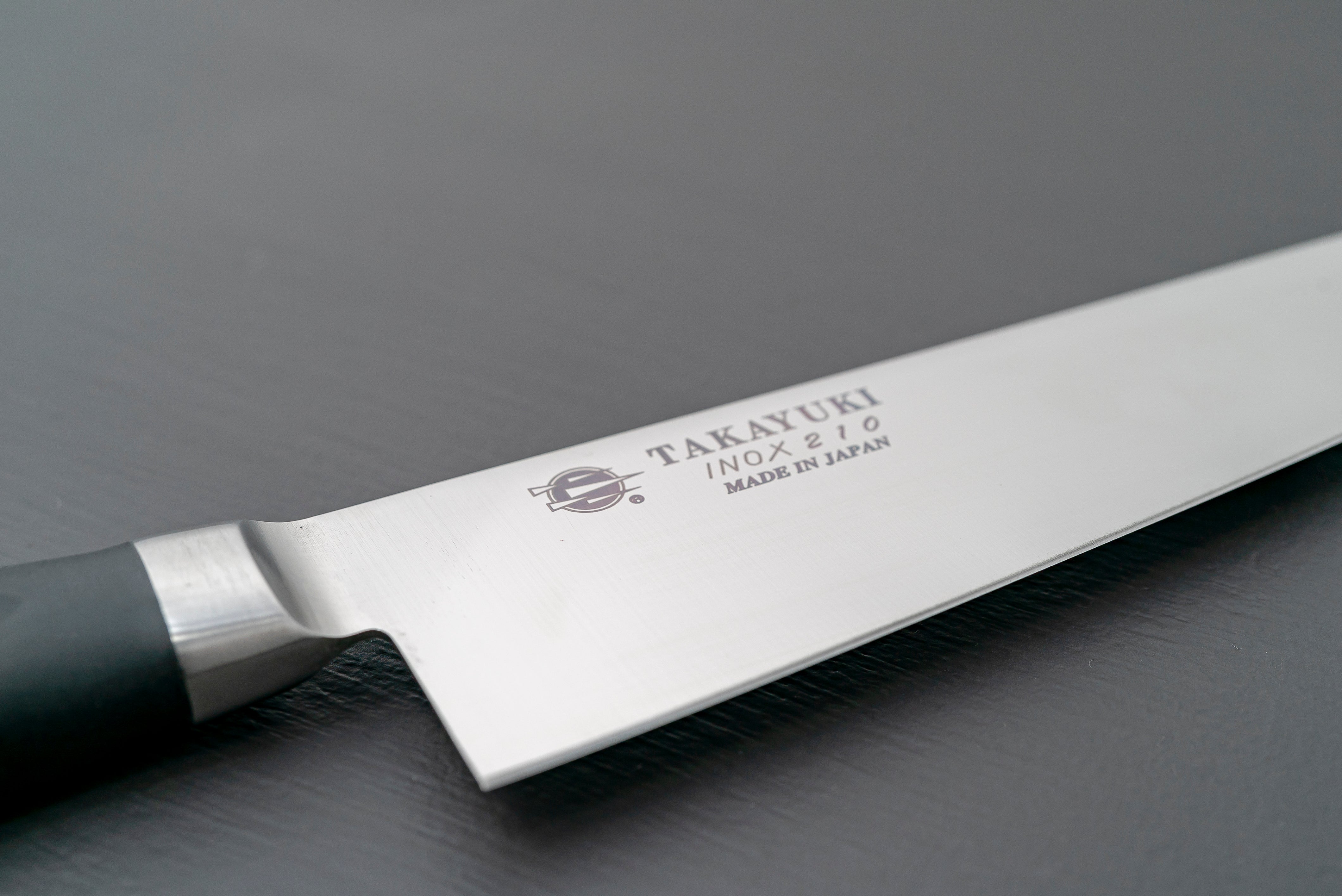 Sakai Takayuki INOX Gyuto 210mm w/ Western Poly Handle - Thecooksedge
