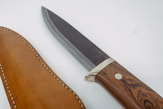 Takeda NAS Moriya Sheath Knife w/Bocote Handle - Thecooksedge