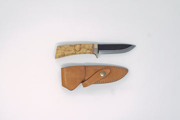 Takeda NAS Moriya Sheath Knife w/Maple Handle - Thecooksedge