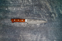 Takeshi Saji R2 Damascus Petty 130mm w/Ironwood Handle