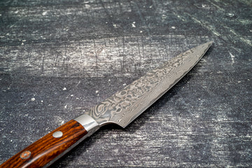 Takeshi Saji R2 Damascus Petty 150mm w/Ironwood Handle