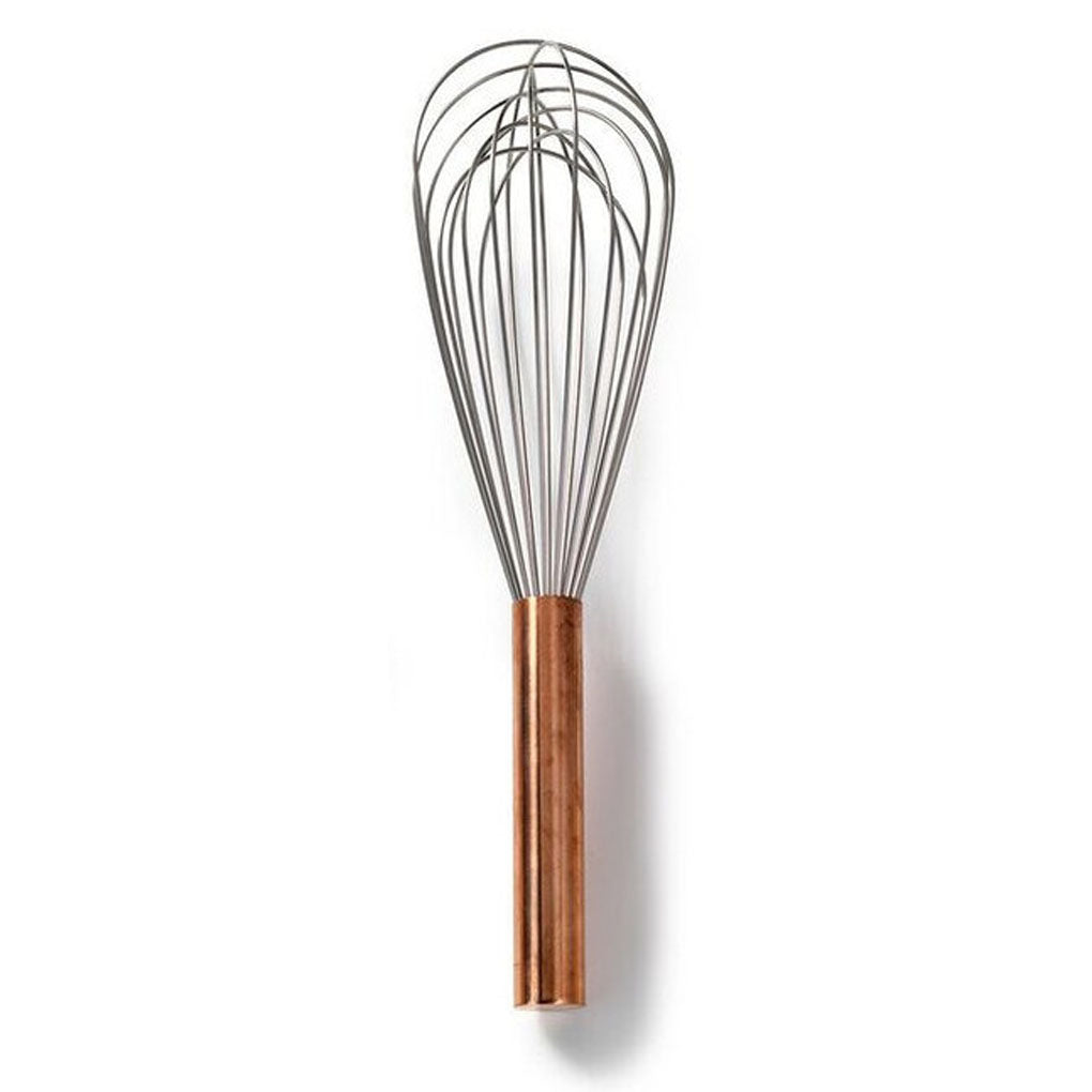 12" Copper Handled Pro Balloon Whip - Thecooksedge