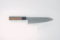 Hatsukokoro Ginyo Silver 3 Damascus Gyuto 210mm - Thecooksedge