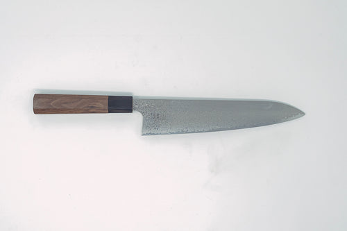 Hatsukokoro Ginyo Silver 3 Damascus Gyuto 240mm - Thecooksedge