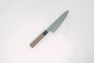 Hatsukokoro Ginyo Silver 3 Damascus Petty 150mm - Thecooksedge