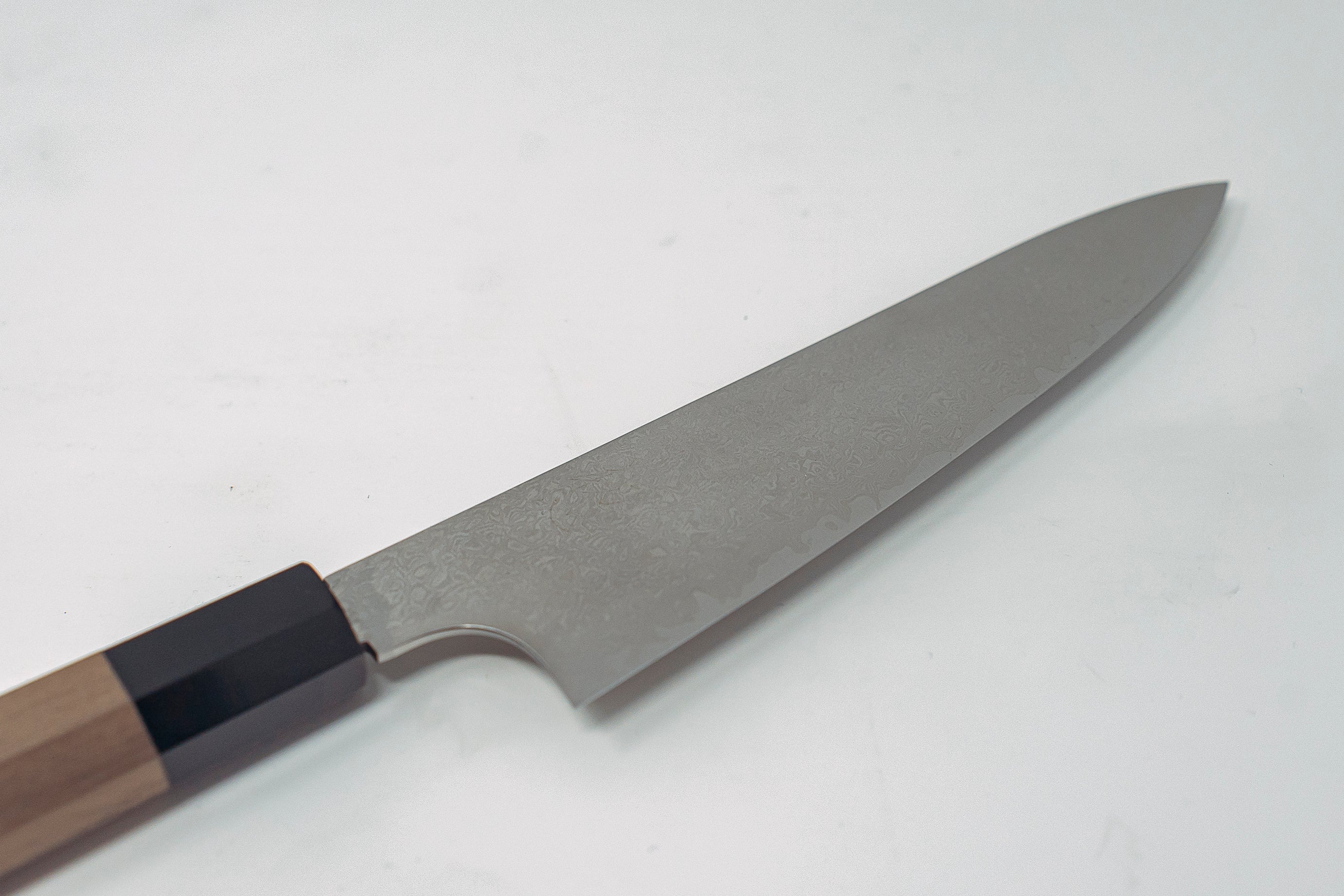 Hatsukokoro Ginyo Silver 3 Damascus Petty 150mm - Thecooksedge