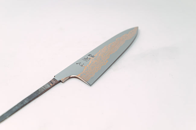 Hatsukokoro Yorokobi SLD Damascus Gyuto 180mm (Blade Only) - Thecooksedge