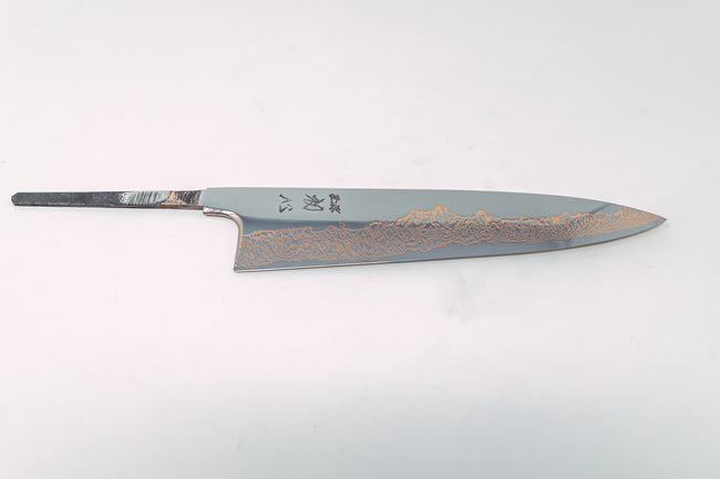 Hatsukokoro Yorokobi SLD Damascus Gyuto 210mm (Blade Only) - Thecooksedge