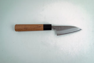 Yoshikane Hamono White #2 Nashiji Stainless Clad Paring 80mm - Thecooksedge