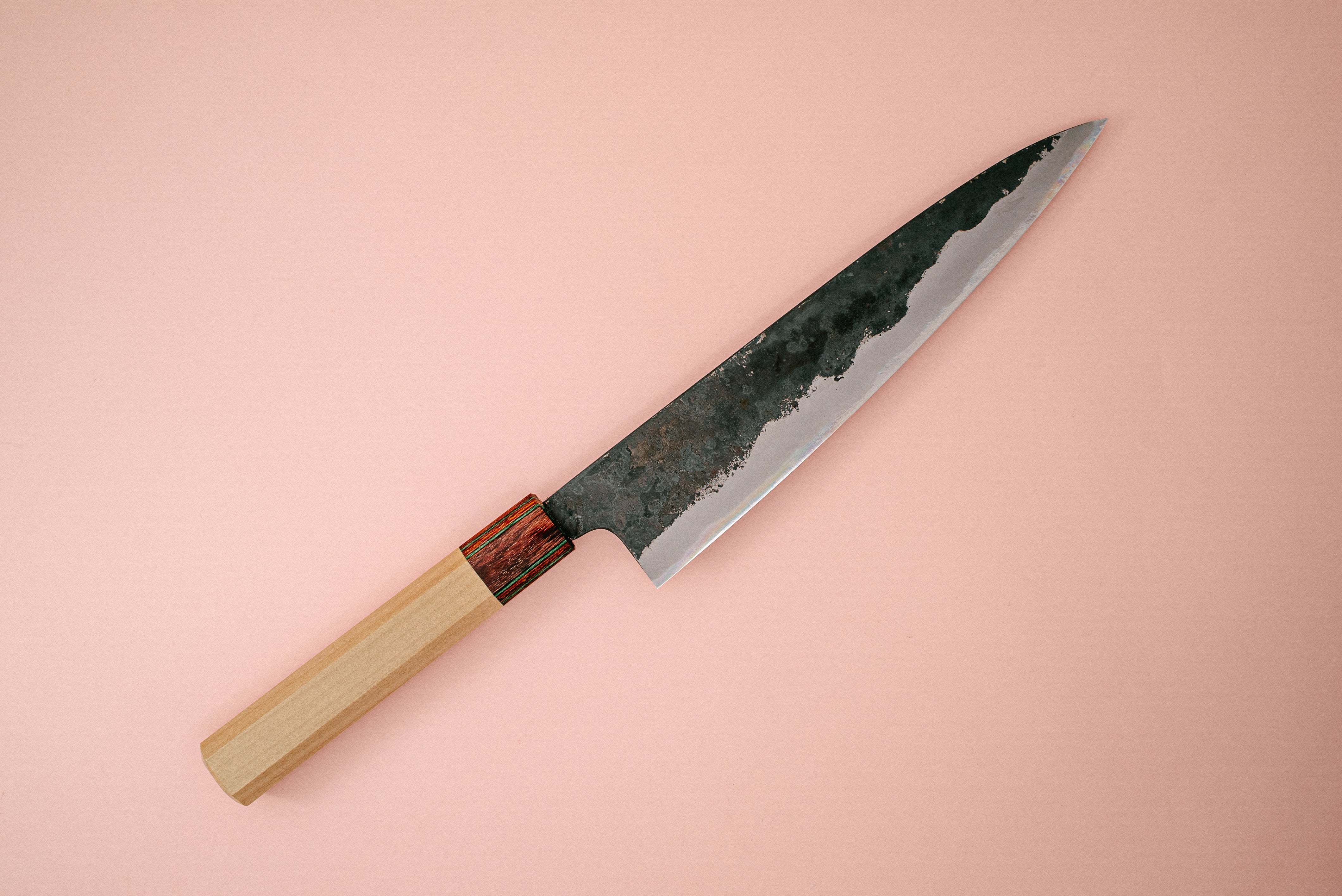 Yosimitu W2 Kurouchi Gyuto 210mm - Thecooksedge