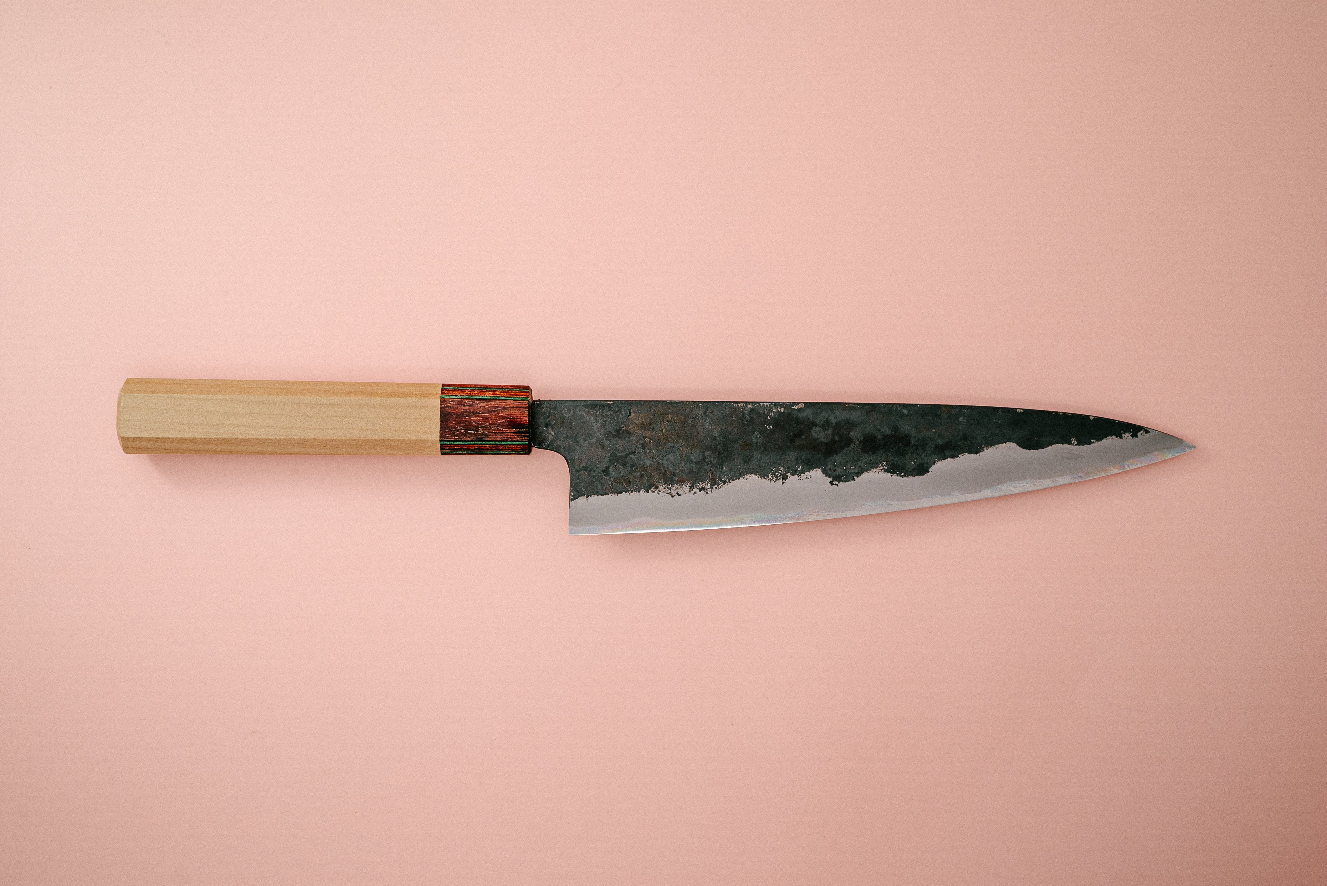 Yosimitu W2 Kurouchi Gyuto 210mm - Thecooksedge