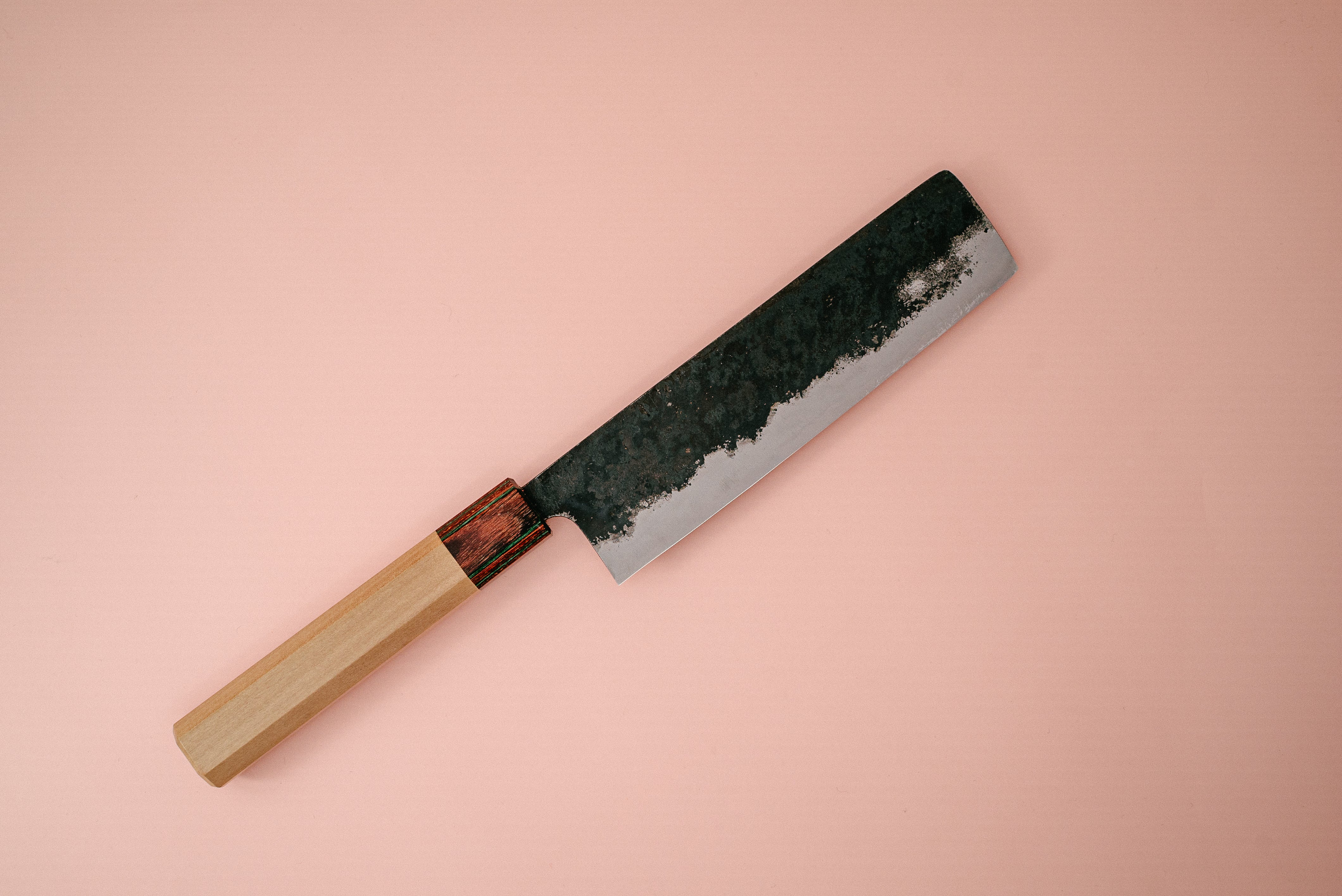 Yosimitu W2 Kurouchi Nakiri 165mm - Thecooksedge