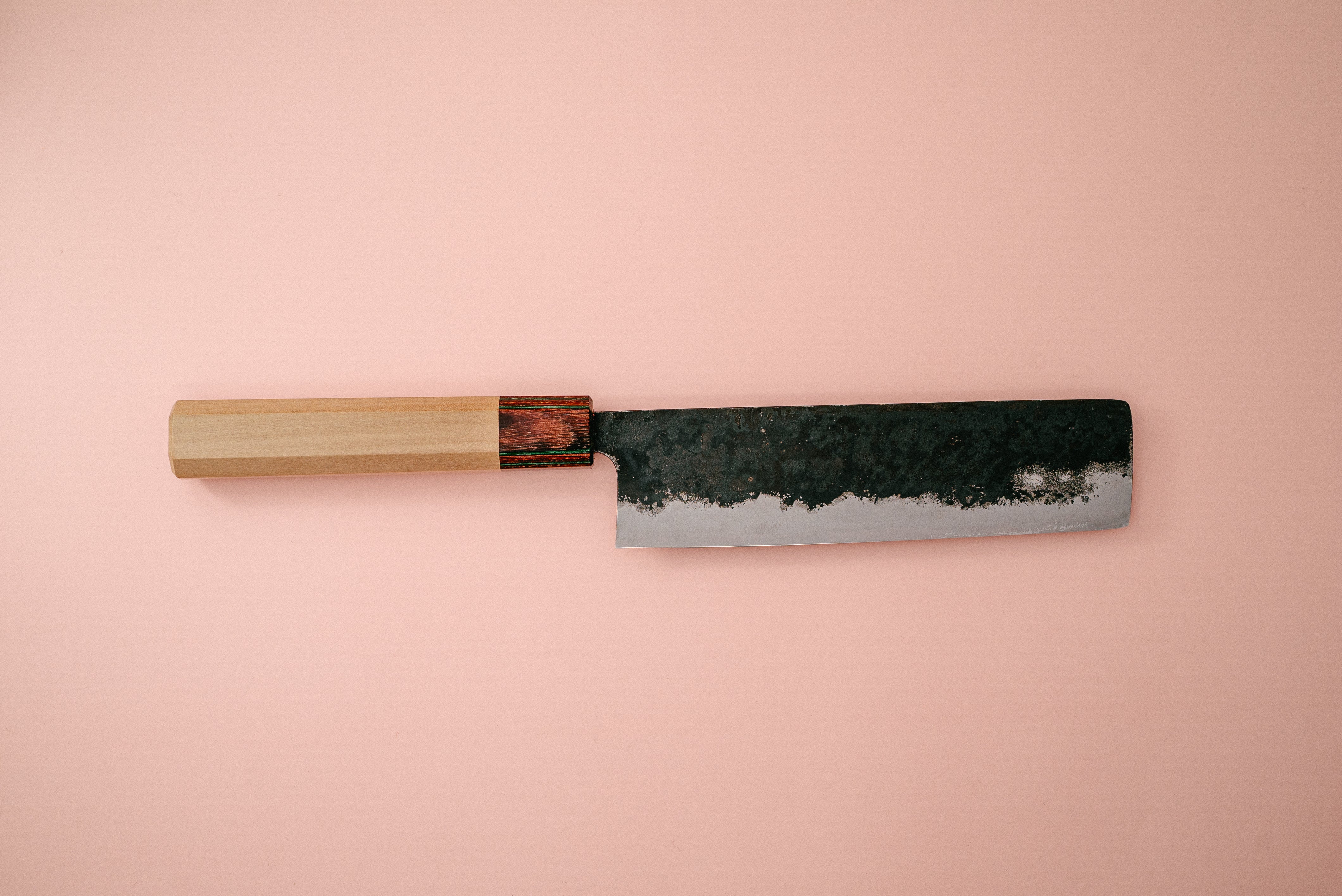 Yosimitu W2 Kurouchi Nakiri 165mm - Thecooksedge