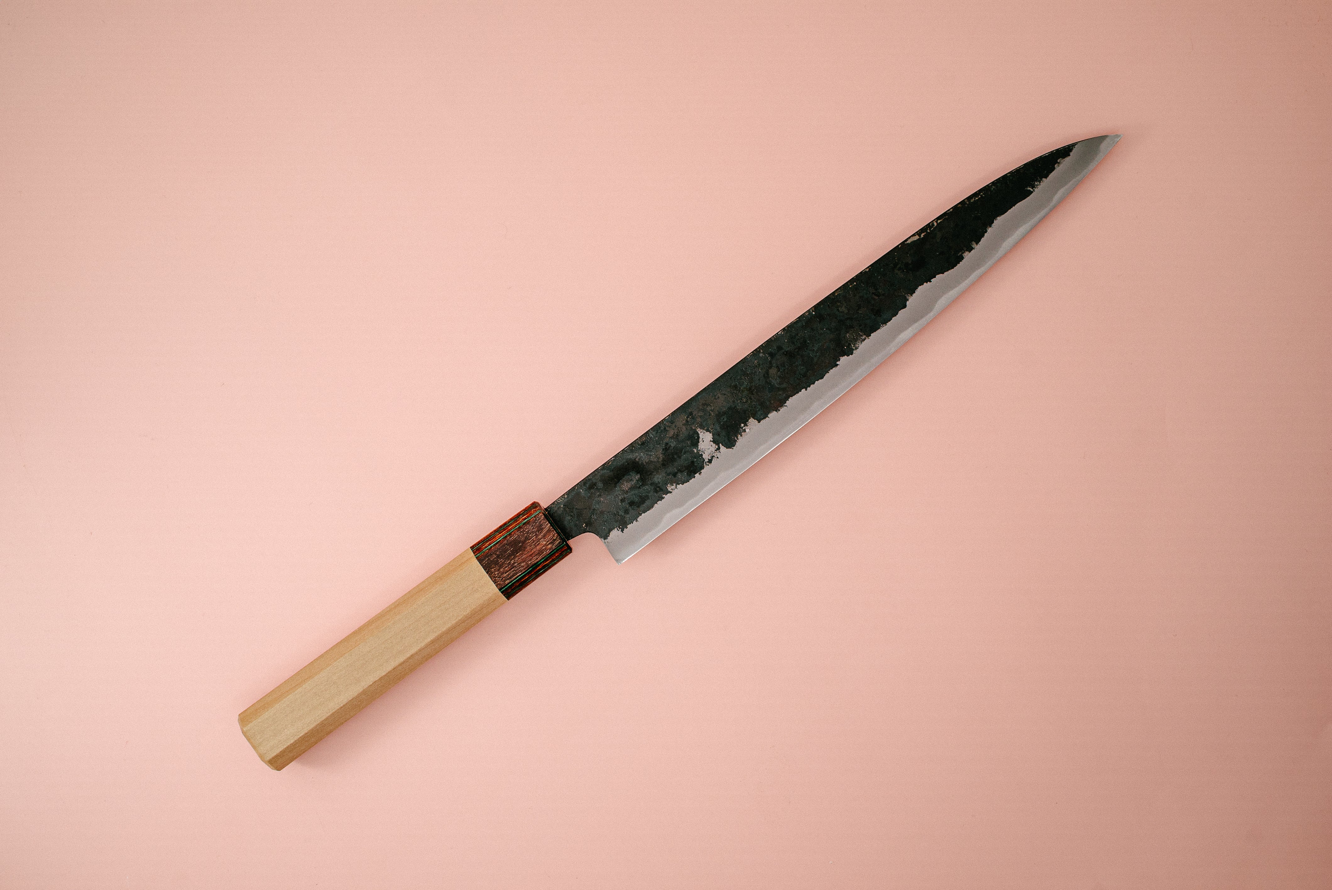 Yosimitu W2 Kurouchi Sujihiki 240mm - Thecooksedge