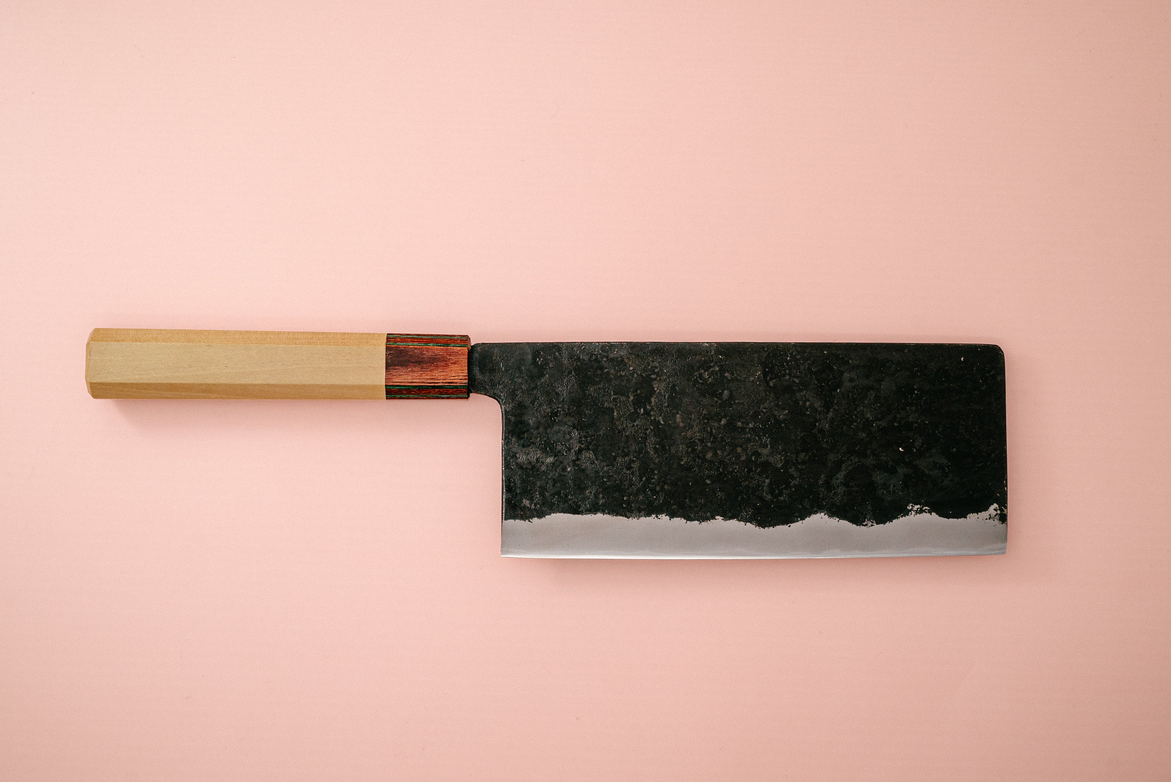Yosimitu W2 Kurouchi Tall Nakiri 180mm - Thecooksedge