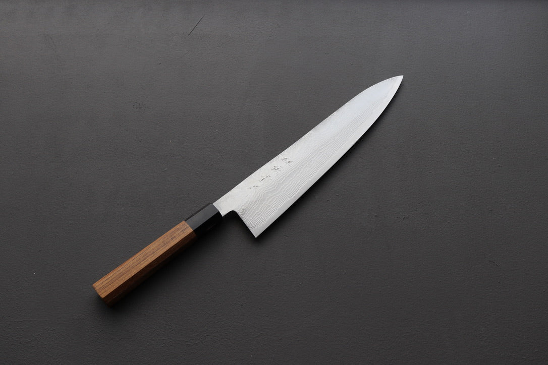 Shigeki Tanaka R2 Migaki Damascus Gyuto 270mm - Thecooksedge