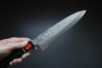 Shigeki Tanaka VG10 Damascus Mioroshi Deba 210mm - Thecooksedge