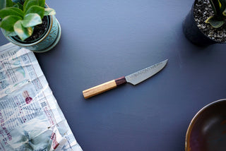 Sakai Takayuki 33 Layer Damascus Wa Steak Knife 120mm - Thecooksedge