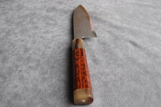 Hatsukokoro White#2 Damascus Santoku - Thecooksedge