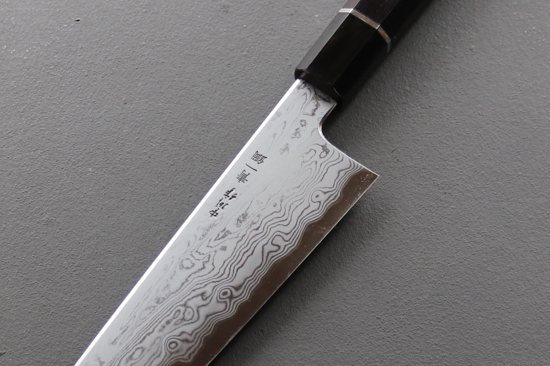 Nakagawa x Myojin Blue #1 Damascus Gyuto 210mm - Thecooksedge