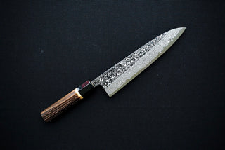 Kurouchi SLD Damascus Gyuto 210mm - Thecooksedge