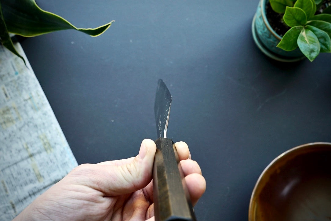 Sakai Kikumori Asagiri Kiritsuke Gyuto 225mm - Thecooksedge