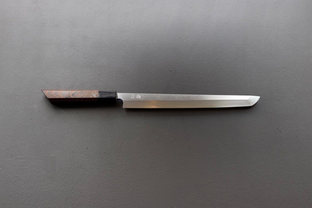 Hatsukokoro Shirosagi Sakimaru Yanagiba 270mm - Thecooksedge