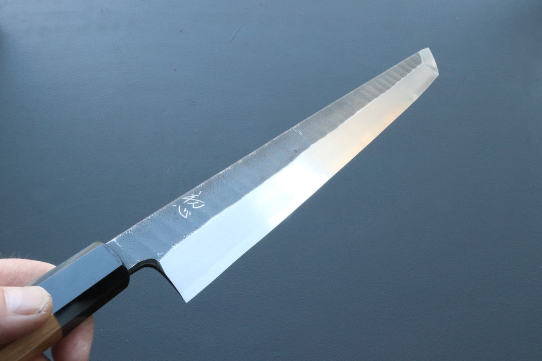 Hatsukokoro Single Bevel Kurouchi Sakimaru Yanagiba 330mm - Thecooksedge