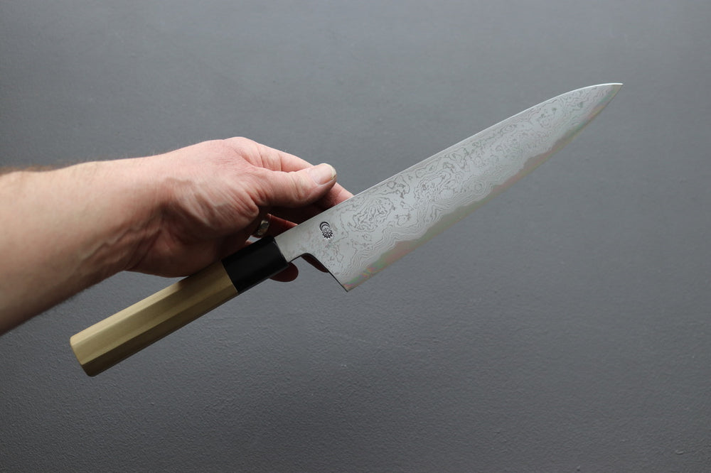 Sakai Kikumori Kikuzuki Uzu Gyuto 240mm - Thecooksedge