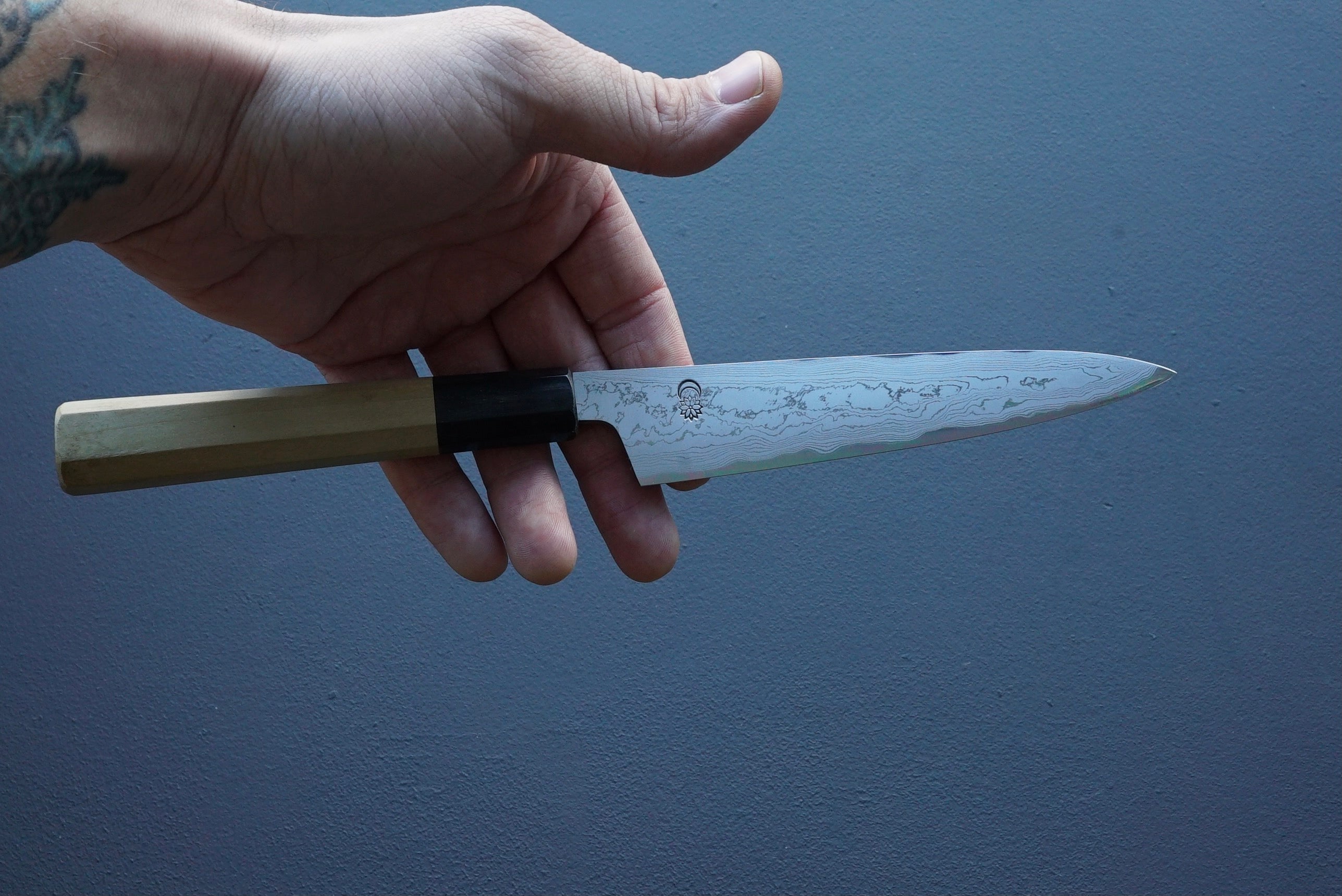 Sakai Kikumori Kikuzuki UZU Petty 150mm - Thecooksedge