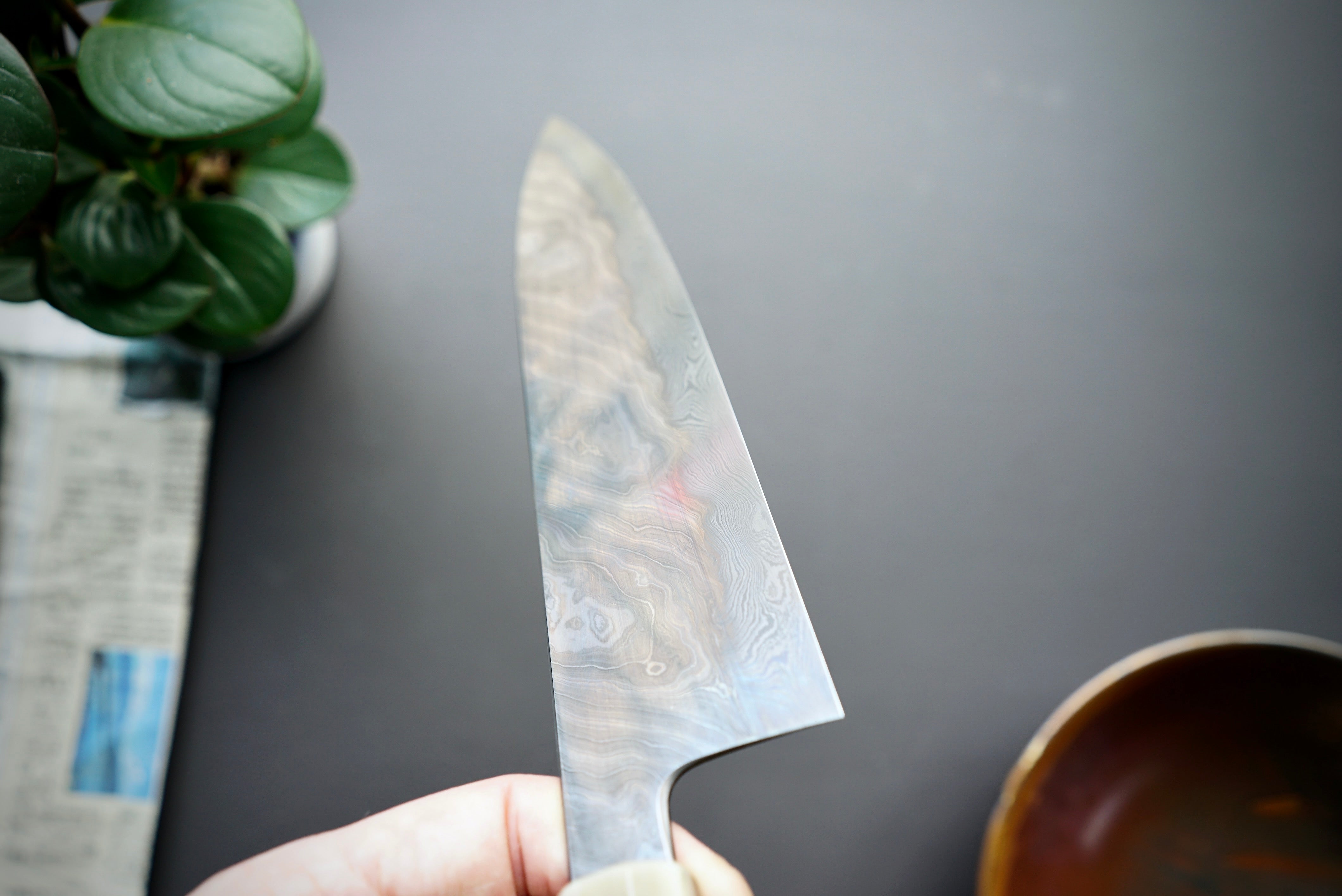 Shoichi Hashimoto Yuzan Damascus Gyuto 240mm - Thecooksedge
