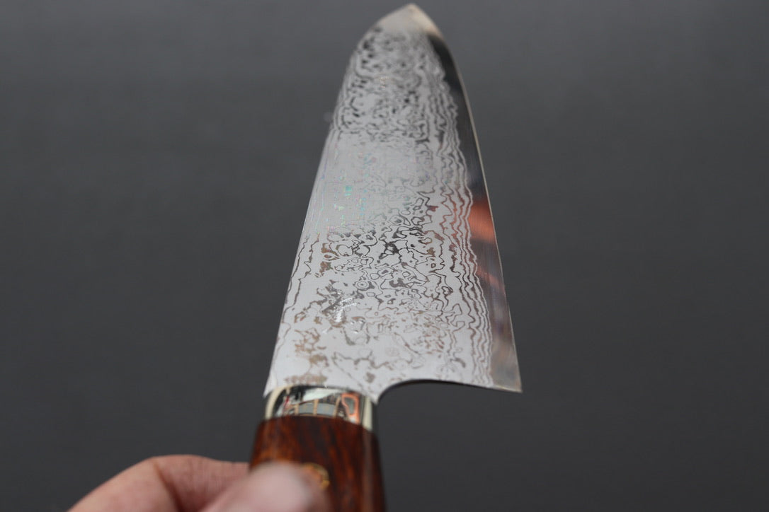Yoshihiro Yauji Blue #2 Damascus Gyuto 240mm - Thecooksedge
