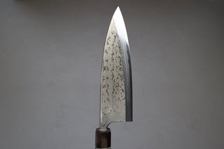 Yauji Yoshihiro Damascus Deba 180mm - Thecooksedge