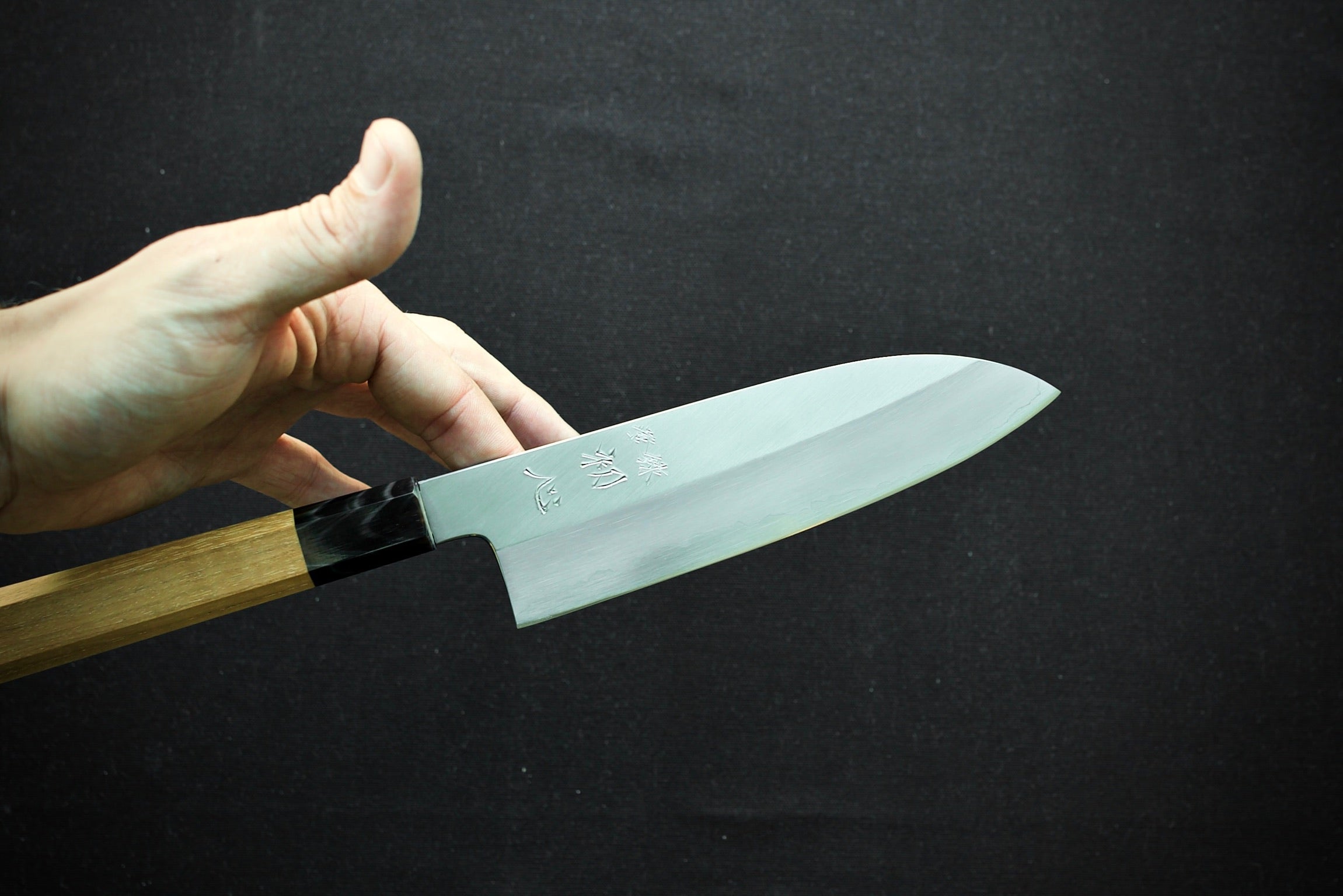 Nakagawa Hamono Ginsan Santoku 180mm - Thecooksedge