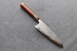 Hatsukokoro White#2 Damascus Santoku - Thecooksedge
