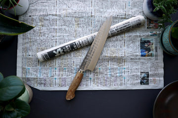 Yoshimi Kato SG2 Tsuchime Gyuto 210mm - Thecooksedge