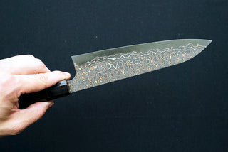 Aogami #2 Rainbow Damascus Gyuto 210mm - Thecooksedge