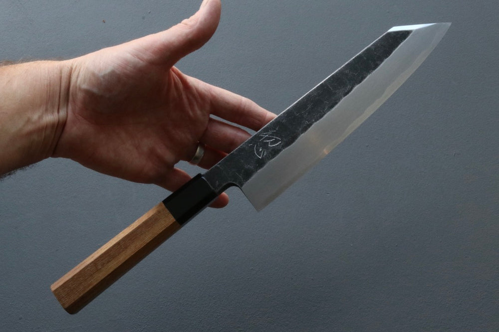 Hatsukokoro Single Bevel Kurouchi Kiritsuke Gyuto 210mm - Thecooksedge