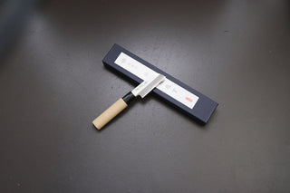 Sakai Kikumori Kawamuki Peeling Knife 75mm - Thecooksedge